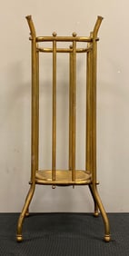 Mid Century Modern Brass Umbrella Stand