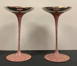 Group of 2 Vintage Knoll MCM Ashtrays