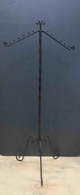 Antique Wrought Iron Clothing Rack