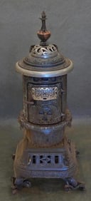 Antique Rock Island Stove Co Riverside Oak No. 501 Cast Iron Stove