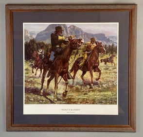 1981 Don Stivers Scouts Blunder Artists Proof Lithograph Print