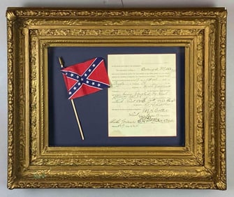 1912 Confederate Soldier Southern Cross of Honor Eligibility Application