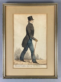 Richard Dighton Sir Robert Wilson A Good Soldier, but no General Lithograph Print