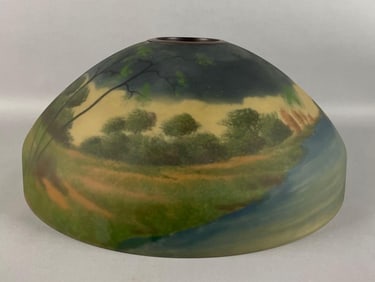 Antique Pittsburg R.O.G. Landscape Table Lamp Shade