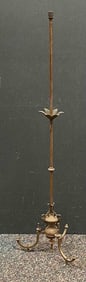 Antique Brass 3 Arm Gas Light Fixture