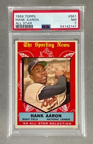 1959 Topps Hank Aaron All-Star #561 PSA 7