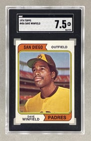 1974 Topps Dave Winfield #456 SGC 7.5