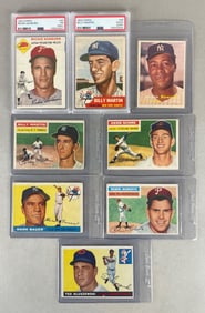 8 - 1950s Topps Baseball HOFs and Star Cards