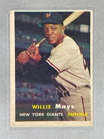 1957 Topp Willie Mays #10