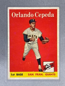 1958 Topps Orlando Cepeda #343 Rookie