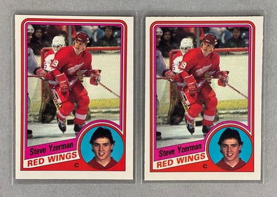 2 - 1984 O-Pee-Chee Steve Yzerman #67 Rookies