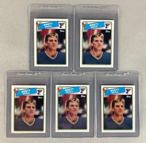 5 - 1988 Topps Brett Hull #66 Rookies