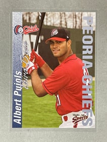 2000 Multi-Ad Peoria Chiefs Albert Pujols Rookie