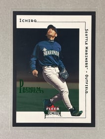 2001 Fleer Premium Ichiro Suzuki 1264/1999 Rookie