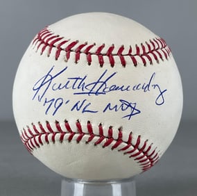 Keith Hernandez Signed Official MLB Rawlings Baseball with Inscription