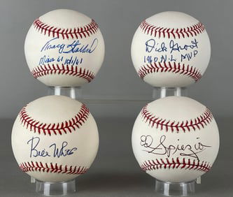 Tracy Stallard - Maris 61, 10/1/61 + 3 - Other St. Louis Cardinals Signed Baseballs
