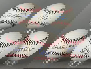 Paul Konerko and 4 - Other 2000s White Sox Signed Baseballs