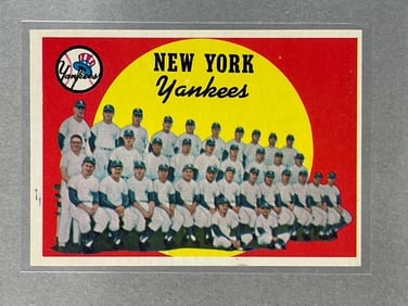 1959 Topps New York Yankees Team Cards #510