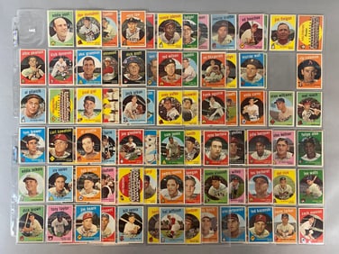 100+ 1959 Topps Baseball Cards