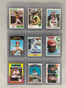 9 - 1970s Topps Baseball HOFs