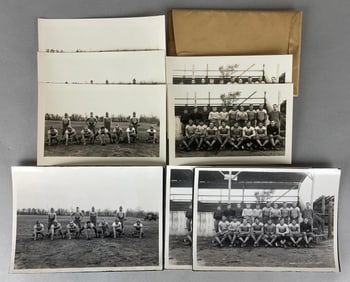 8 - 1930s Original Football Team Photos
