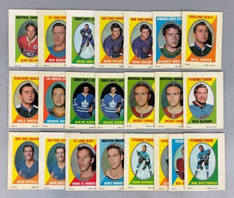 22 - 1970 Topps O-Pee-Chee Hockey Stickers Stamps with HOFs