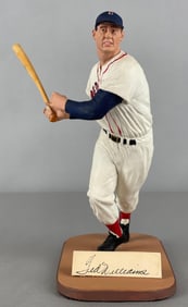 Ted Williams Signed Gartlan Figurine Statue with COA 1269/2654