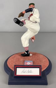 Bob Feller Signed Romito Figurine Statute 18/400