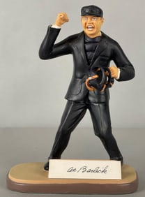 Al Barlick Signed Gartlan Figurine Statue 247/1989