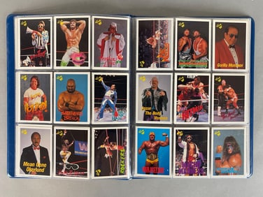 1990 Classic WWF Wrestling High-Grade Complete Set in Album