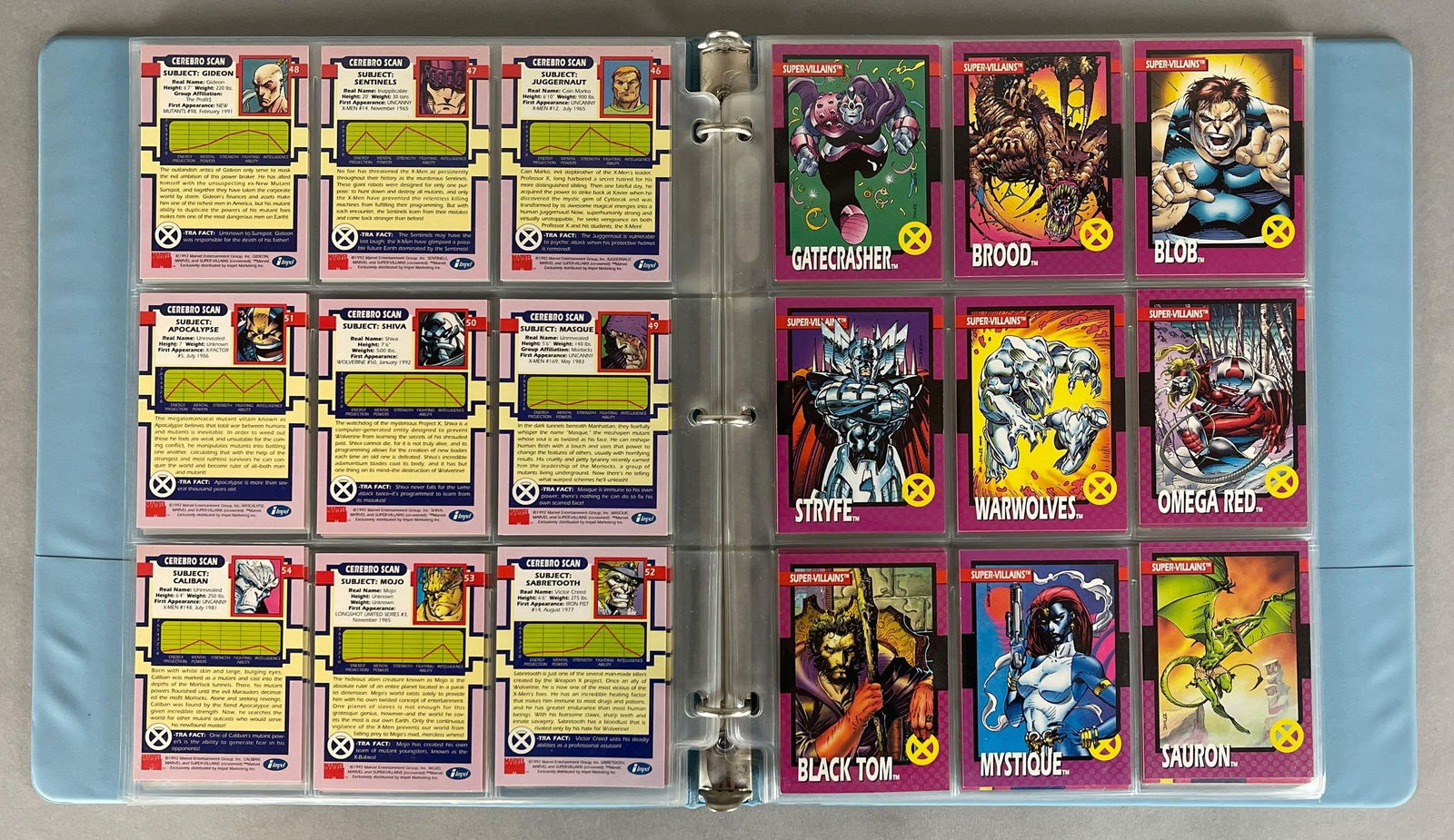 1992 Impel X-Men Series 1 Complete High-Grade Set (1 of 5)