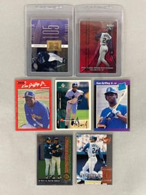 1999 Topps Finest Refractor Hank Aaron/ Ken Griffey Jr. + 6 - Other Cards