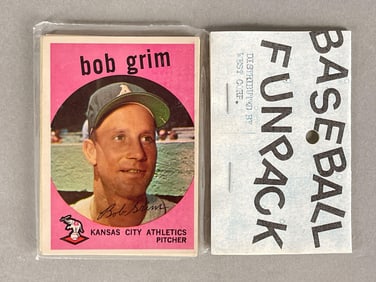 1959 Topps Baseball West Corps Cello Fun Pack