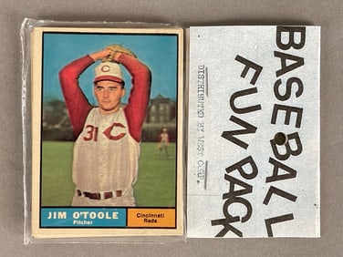 1961 Topps Baseball West Corps Cello Fun Pack