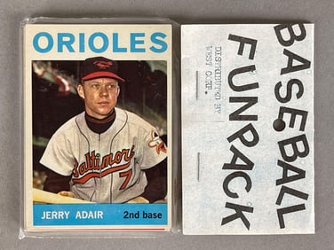 1964 Topps Baseball West Corps Cello Fun Pack