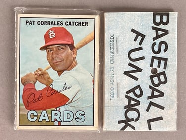 1967 Topps Baseball West Corps Cello Fun Pack