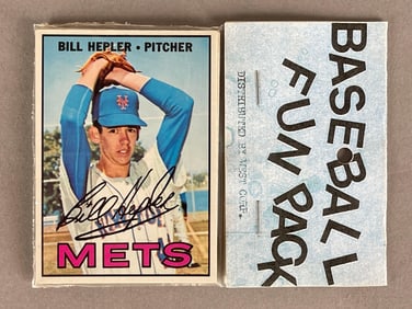 1967 Topps Baseball West Corps Cello Fun Pack Tony Conigliaro on Back