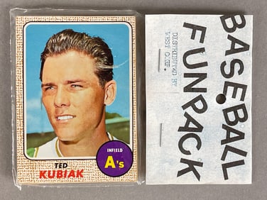 1968 Topps Baseball West Corps Cello Fun Pack
