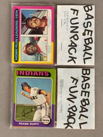 2 - 1975 Topps Baseball West Corps Cello Fun Packs with Schmidt on Front