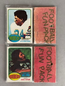 2 - 1976 Topps Football West Corps Cello Fun Packs