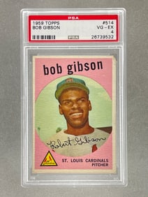 1959 Topps Bob Gibson #514 PSA 4
