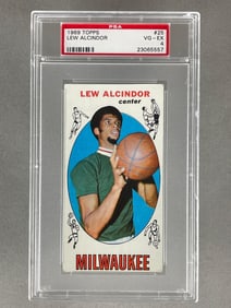 1969 Topps Lew Alcindor #25 PSA 4