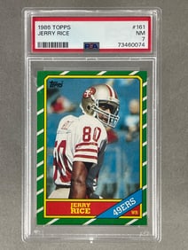 1986 Topps Jerry Rice #161 PSA 7