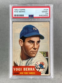 1953 Topps Yogi Berra #104 PSA 2.5