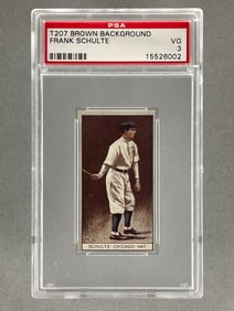 T207 Brown Background Frank Schulte PSA 3
