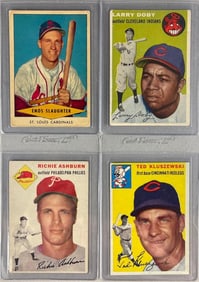 4 - 1954 Topps and Red Heart Baseball HOFs and Stars