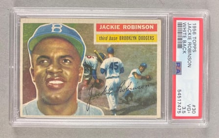 1956 Topps Jackie Robinson #30 PSA 3.5