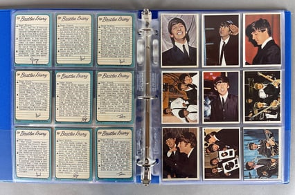 1964 Topps Beatles Diary Complete Set + Wrapper