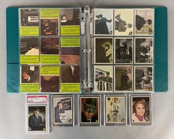 1966 Donruss Green Hornet Complete High-Grade Set, #9 PSA 8 O/C + Wrapper