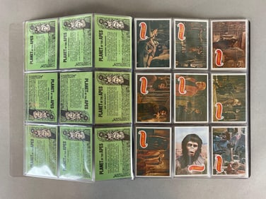 Rare 1969 Topps Planet of The Apes Complete High-Grade Set - Green Backs